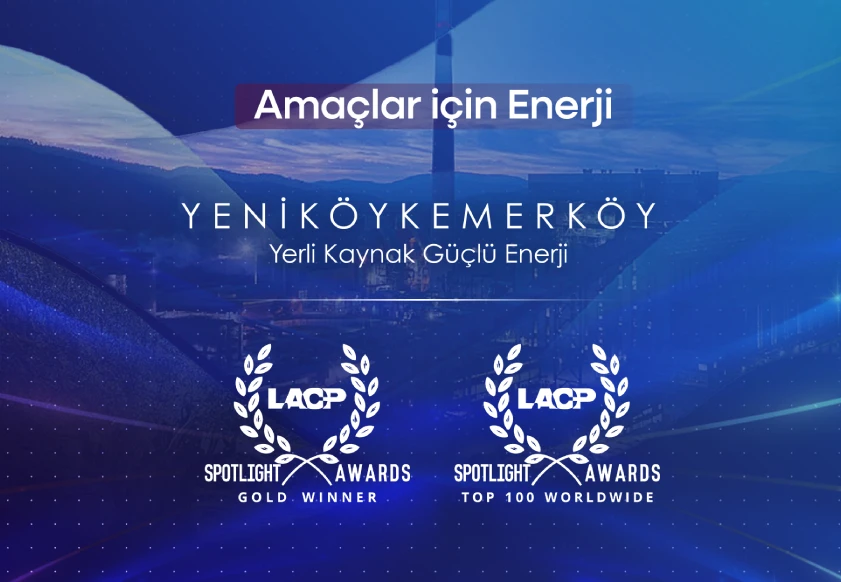 Küresel arenada büyük başarı  Yeniköy Kemerköy Enerji’ye LACP’den Gold ödül 