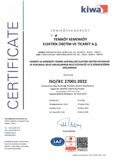 Kiwa TR ISO IEC 27001 2025